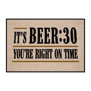 Humorous Welcome Mat - It's Beer:30