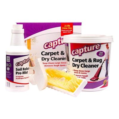 Capture Carpet And Rug Dry Cleaning Kit