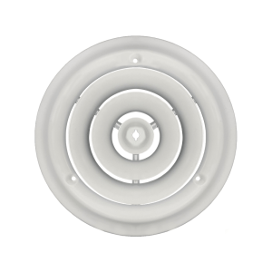 Circular White Ceiling Vent