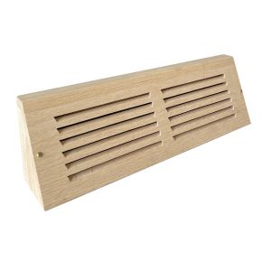 Custom Baseboard Cover - Unfinished Wood Baseboard Vents