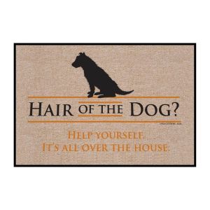 Humorous Welcome Mat - Hair of the Dog