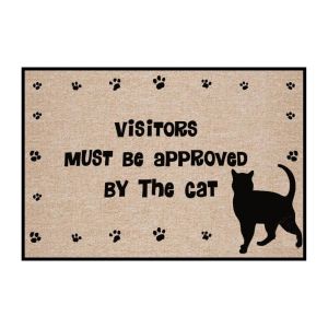 Cat Doormat - Visitors Approved By Cat