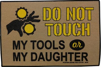 Garage Doormat - Do Not Touch