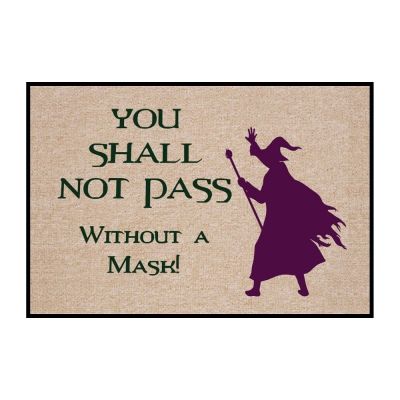 You Shall Not Pass Welcome Mat